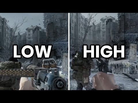 Metro 2033 Redux - LOW vs HIGH Graphics Settings Test