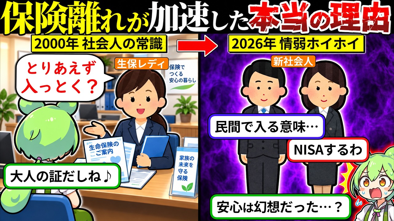 安心大好きな日本人はなぜ生命保険に入らなくなったのか