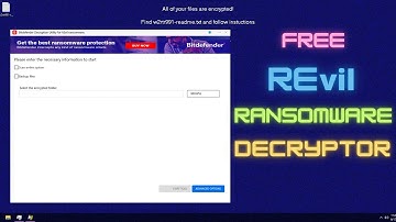 REvil Sodinokibi Ransomware Decryption Tool In Action | REvil Ransomware Decryptor | 2021