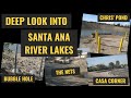 Rvl  lacs de la rivire santa ana  topographie et structures sousmarines