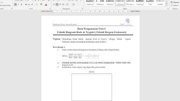 Teknik Diagram Bode dan Nyquist matlab