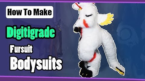 How To Make A Digitigrade Bodysuit for Fursuits + PDF Pattern