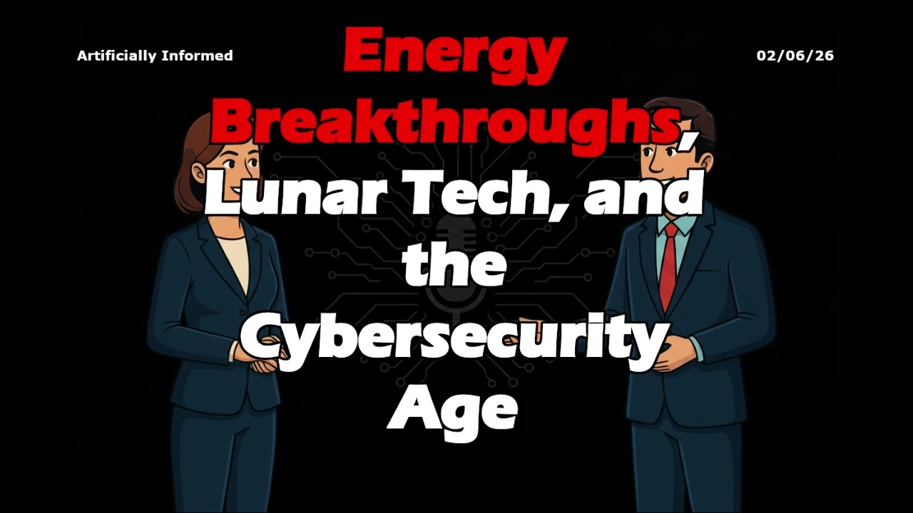 Energy Breakthroughs, Lunar Tech, and the Cybersecurity Age | Artificially Informed