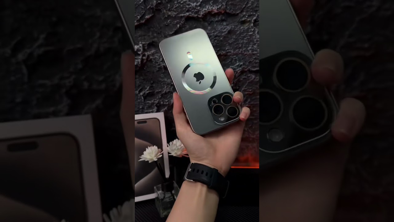 超人気！高級チタン色のiPhoneケース