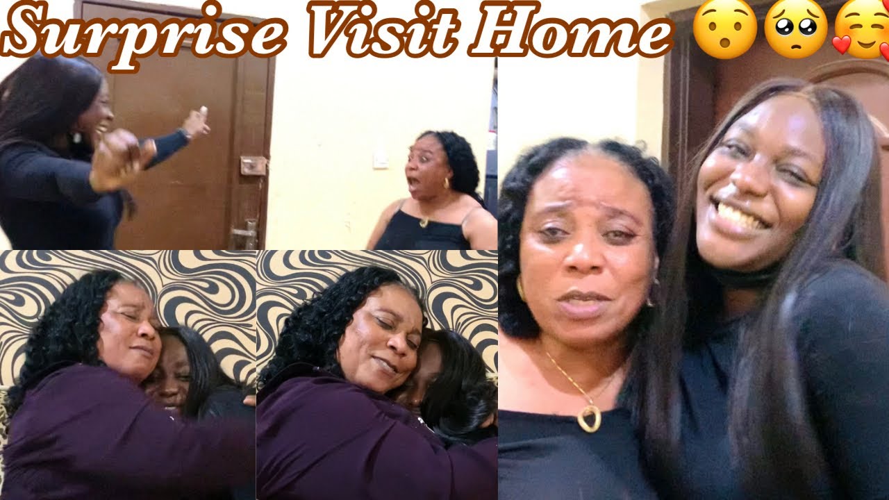 I PAID MY MUM A SURPRISE VISIT AFTER 2 YEARS AWAY FROM HOME NIGERIA|EMOTIONAL VLOG 😢