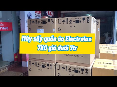 Dưới 7tr mua ngay được máy sấy quần áo Electrolux 7kg này