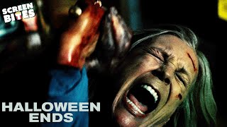 Laurie vs Michael Myers | Halloween Ends (2022) | Screen Bites