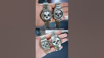 Casio Edifice or Timex Marlin? Best Panda Dial #watch #casio #timex