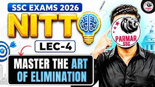 SSC EXAMS 2026 | NITTO SERIES LEC-04 | MASTER OPTION ELIMINATION FOR SSC & RAILWAY