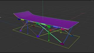 C4D Folding Cot Rig