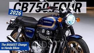 NEW Honda CB750 Four (2026) unveiled for the first time! Official