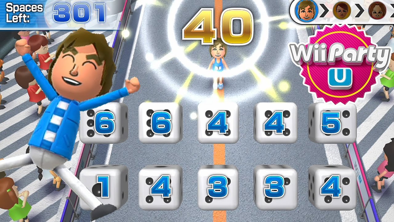 Wii Party U Highway Rollers Gameplay Alex vs Giulia vs SKip vs Marie | Expert com AlexGamingTV