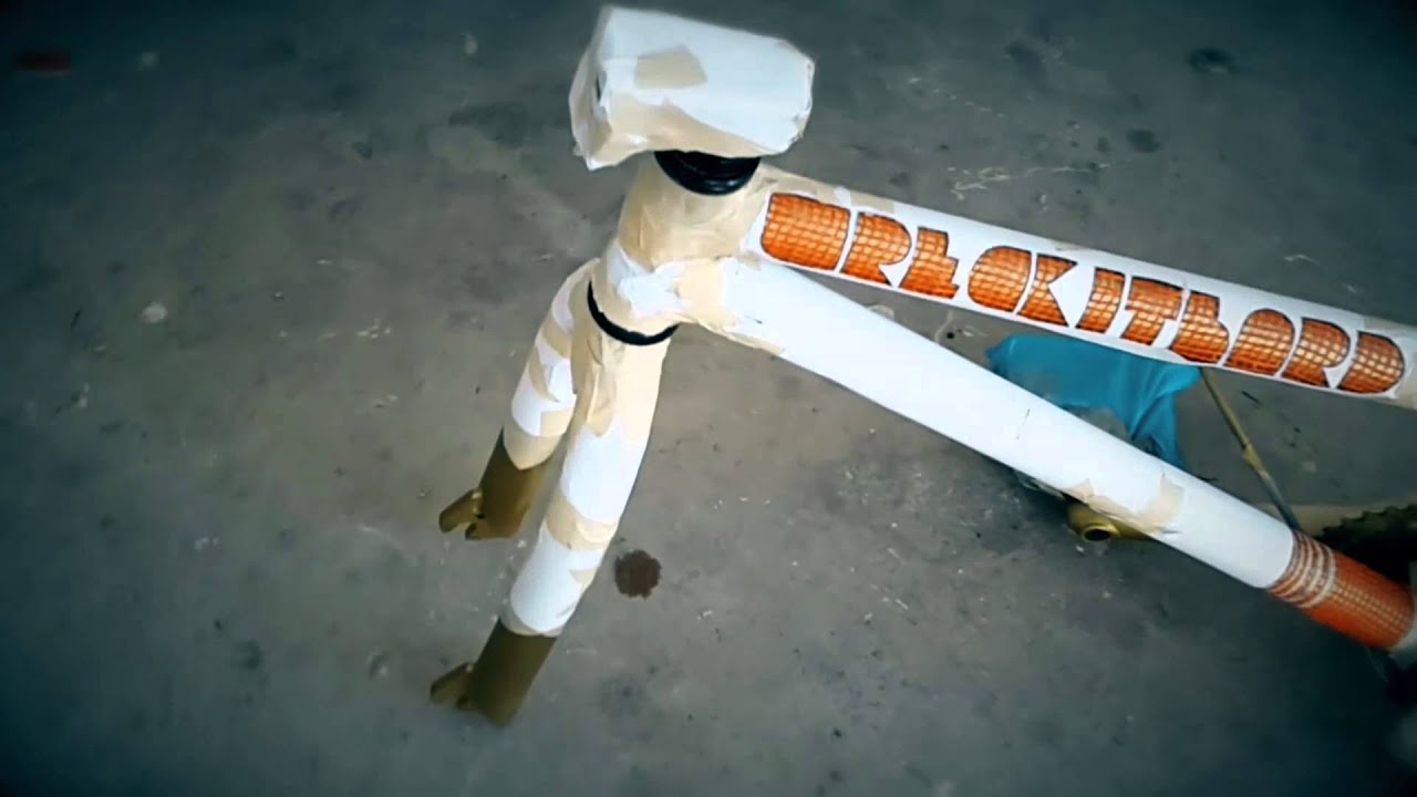 spray paint bmx