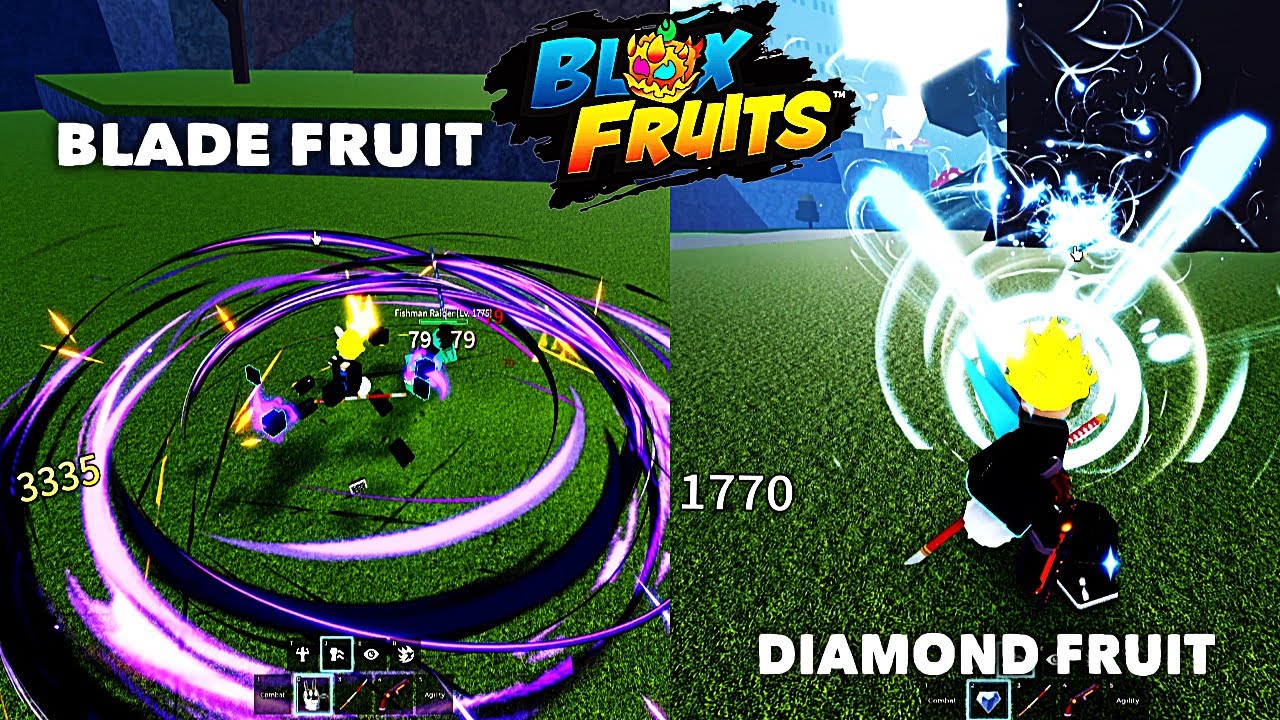 🔴Rework Chop ️Blade Fruit and Diamond Fruit Showcase - [🐲DRAGON] Blox ...