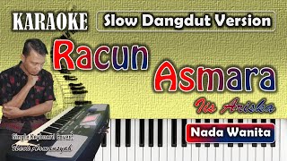 Racun Asmara | Karaoke Iis Ariska | Nada Wanita | Slow Dangdut Version | SiKeCe | Lirik