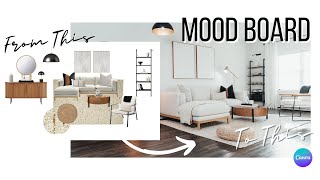 INTERIOR DESIGN | HOW TO CREATE A MOOD BOARD  Step By Step Guide