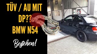BMW N54 - TÜV AU mit Downpipes möglich? 135i DP Abgasuntersuchung | AWP