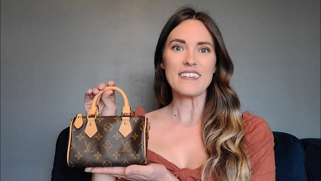 Louis Vuitton Nano Speedy (Pink Denim)￼ Unboxing and More 