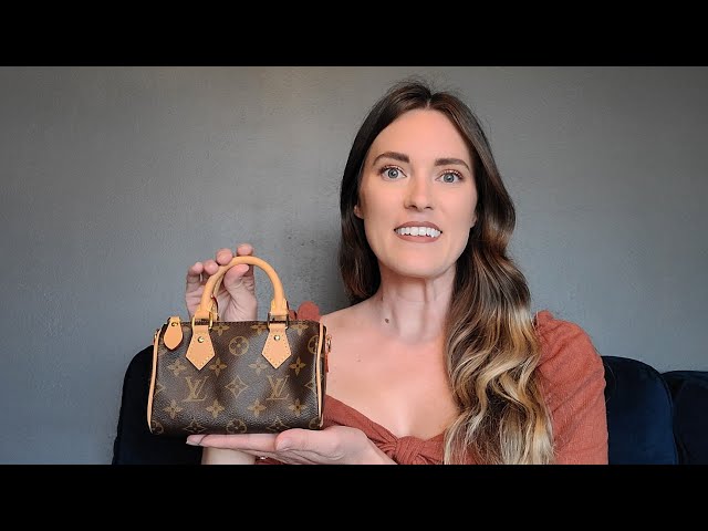 NEW!! 2022 LOUIS VUITTON NANO SPEEDY REVIEW, TRY ON! BIRTHDAY GIFT