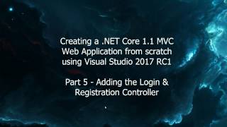 Creating a .NET Core 1.1 MVC Web Application from scratch - Part 5 - Adding the Controller