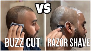 Buzz Cut vs Razor Shave - which one should YOU choose