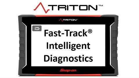 Fast-Track® Intelligent Diagnostics| TRITON™ Training | Snap-on Diagnostics UK