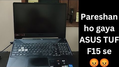 Asus TUF F15 not turning on
