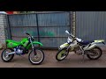 Покатушка по лесу на мотоциклах AVANTIS FX 250 LUX и KAWASAKI KDX 250 | Потерял номер