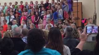 Grant kindergarten spring sing 2016