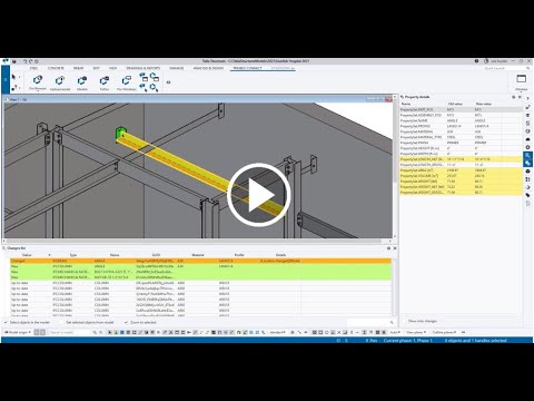 Tekla Structures 2021 - New Workflow Comparing Changes Between Models