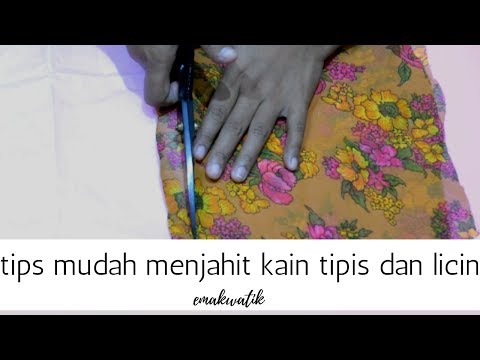 Video: 3 Cara untuk Menjahit Bahan Chiffon