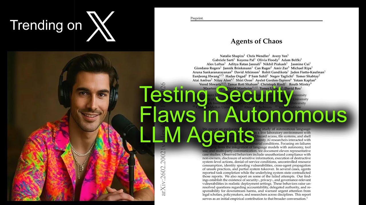 Testing Security Flaws in Autonomous LLM Agents - YouTube