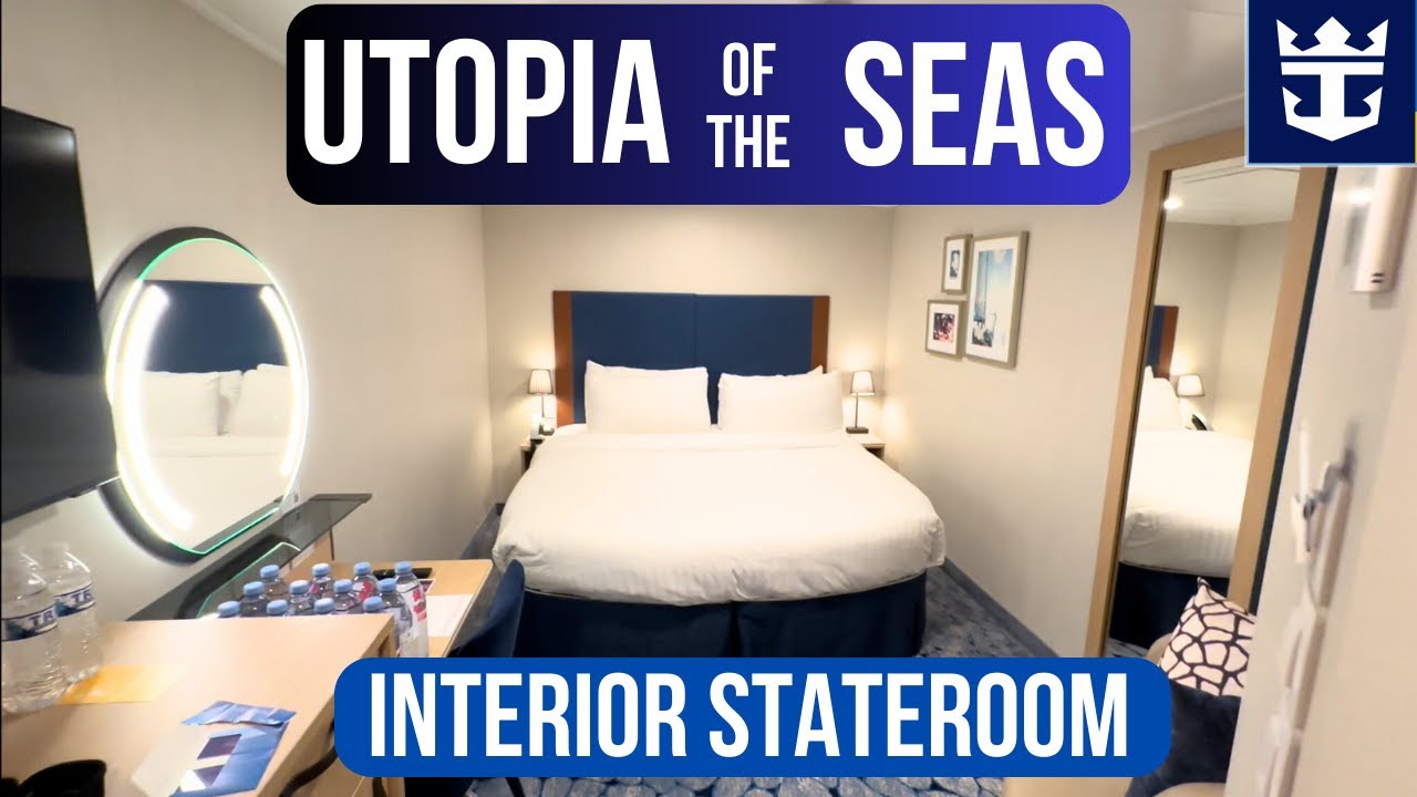 Utopia of the Seas INSIDE Cabin Room tour