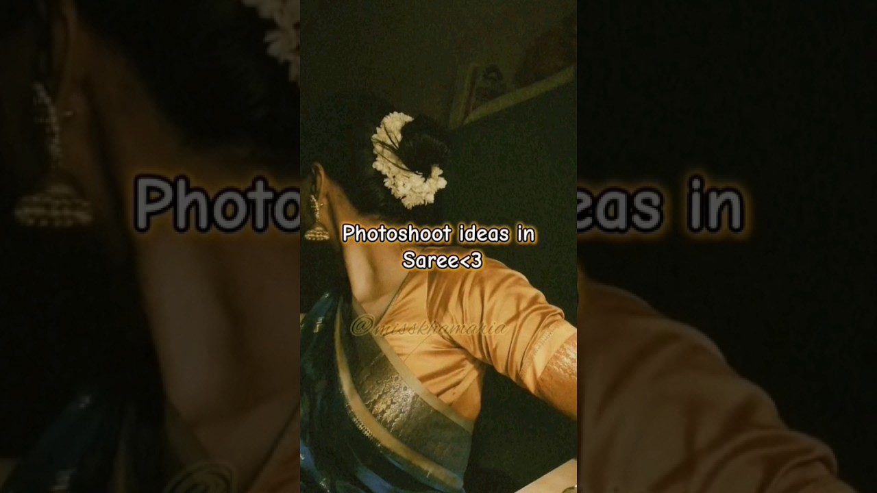 Photoshoot Ideas in Saree | Saree Poses Ideas 