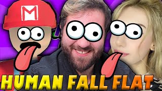 👸🏼 PRENSESİ KURTAR MARİO 😂 |😂 YOUTUBER EKİP İLE SAÇMALIKLAR 😂| Human Fall Flat Mario [ Fizik Oyunu ]