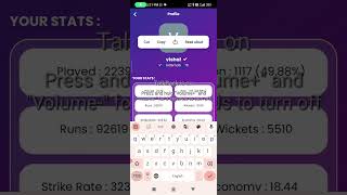 How to change name in hand cricket team battle🔥🔥🔥 screenshot 5
