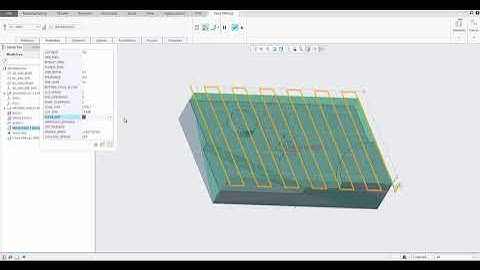 3. PTC Creo 6.0 - Milling- Face milling