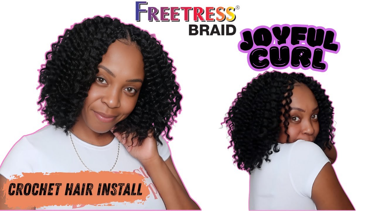 Quick & Easy Crochet Hair Install // Freetress Joyful Curl 20
