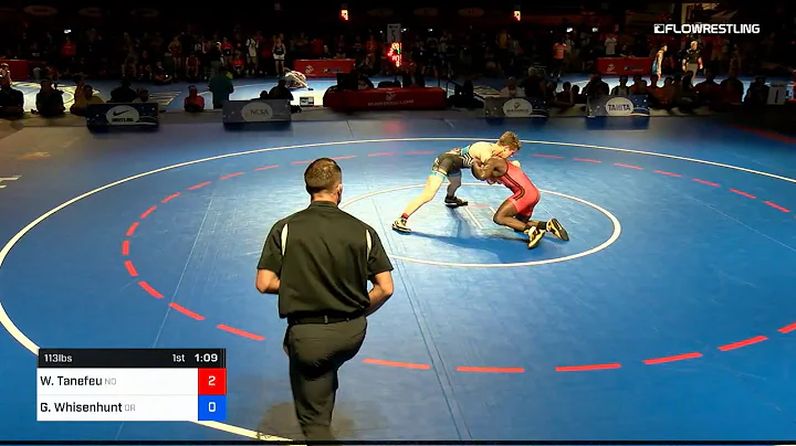 113 Lbs Final Wilfried Tanefeu North Dakota Vs Gabe Whisenhunt Oregon