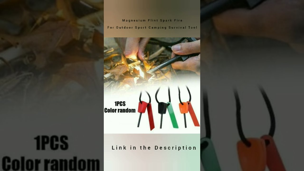 Magnesium Flint Spark Fire | For Outdoor Sport Camping Survival Tool 