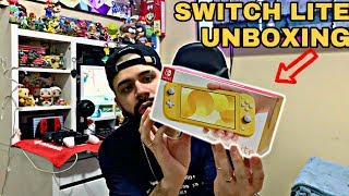 Yellow Nintendo Switch Lite Unboxing
