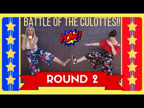 Battle of the Culottes - Round 2 | Culottes-off! | Sewing Pattern Review
