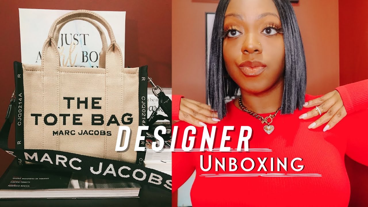 DESIGNER UNBOXING The Marc Jacobs Jacquard Mini Tote Bag Unboxing