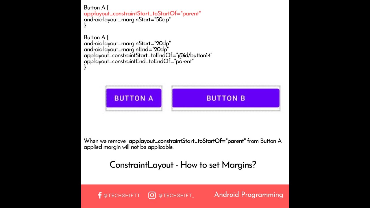 ConstraintLayout - How to set a Margin?
