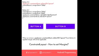 ConstraintLayout - How to set a Margin?
