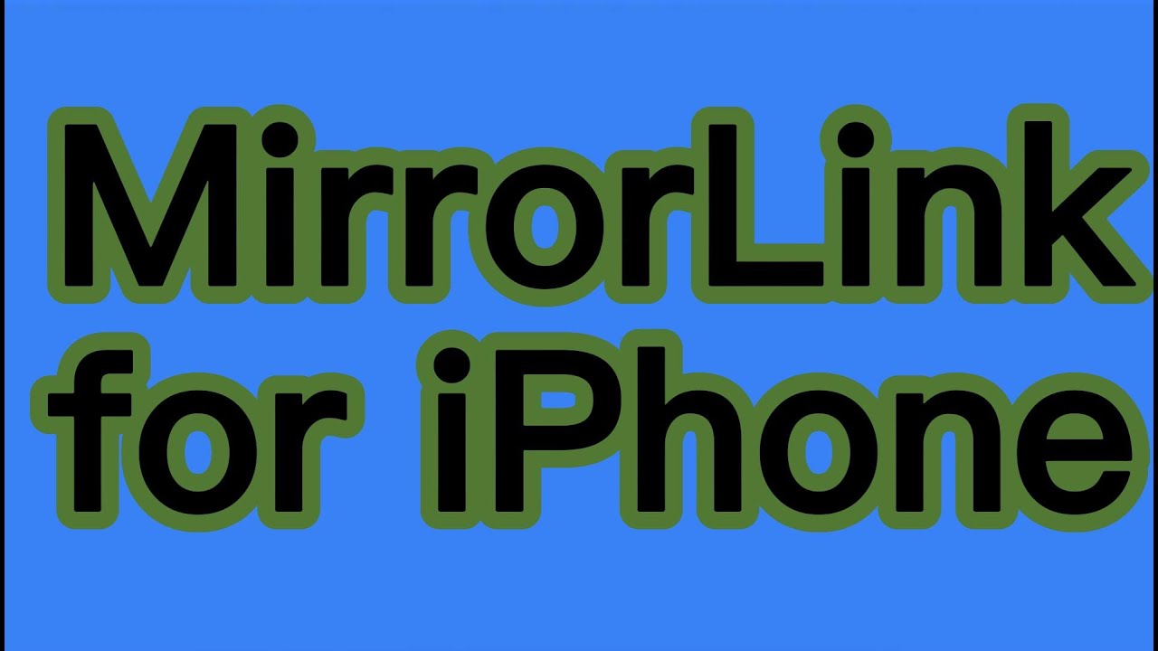 Leadfan X2 MirrorLink for iPhone - YouTube