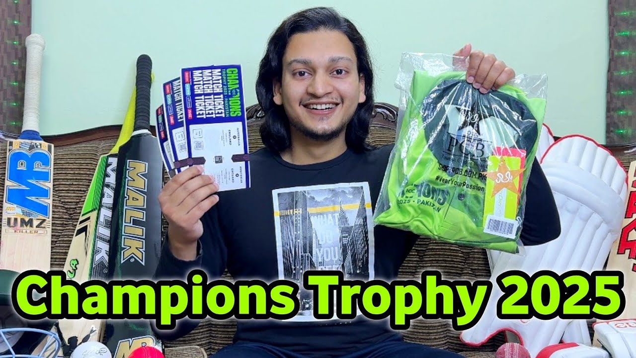 Unboxing Pakistan New Champions Trophy Jersey 2025 🇵🇰