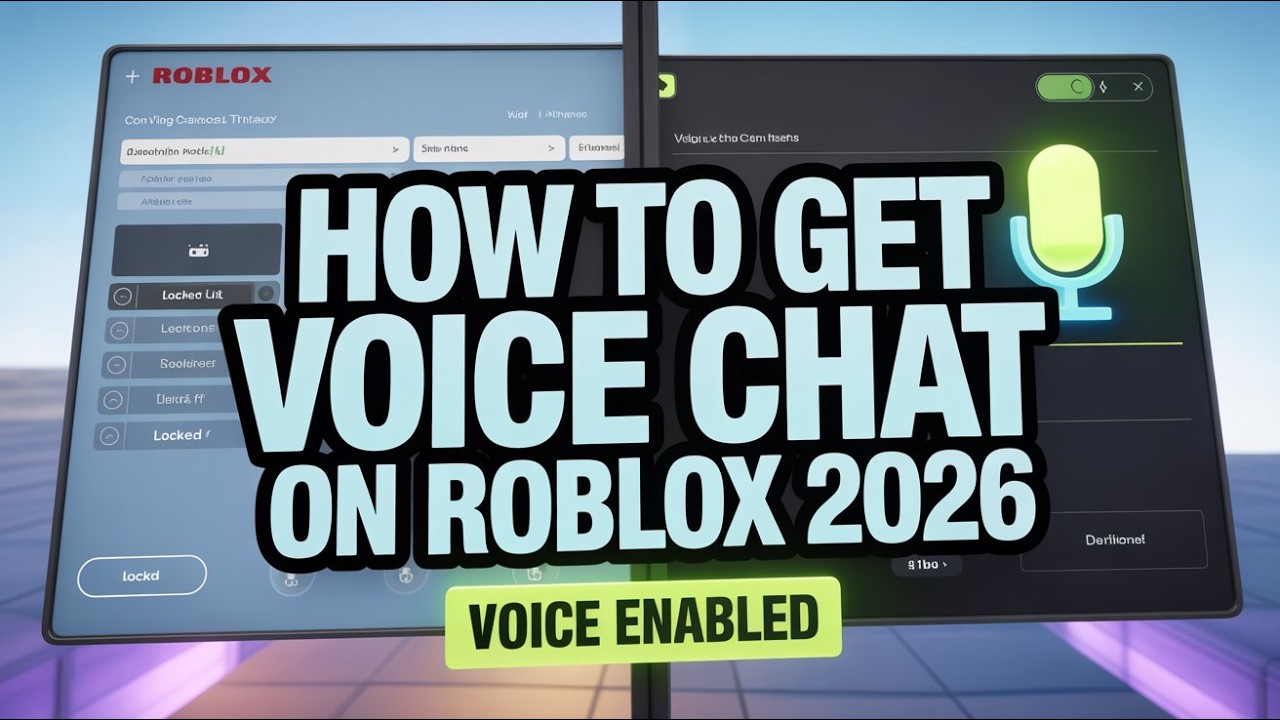 How To Get Voice Chat On Roblox 2026 YouTube 