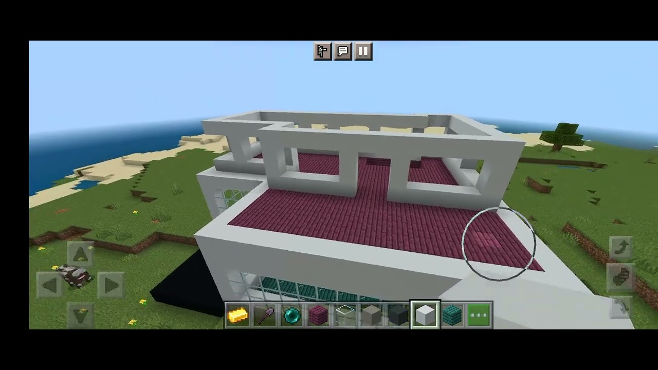 Minecraft | building big modern house | by rock pakistani gamers - YouTube