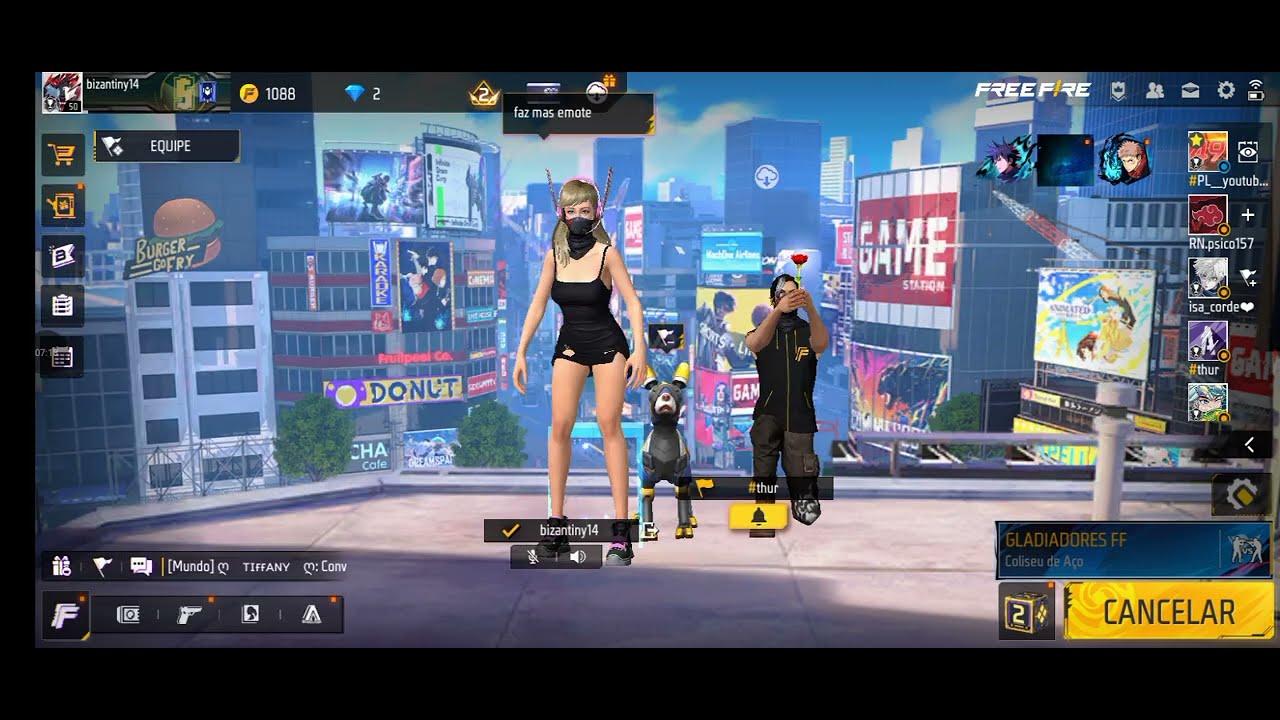 JOGANDO GLADIADORES CONTRA UM INSCRITO ''@thurzinn_kkj-r2l''